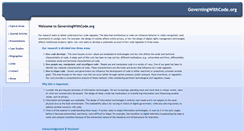Desktop Screenshot of governingwithcode.org
